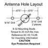 Delta Pop Red Tail VHF COM Antennas