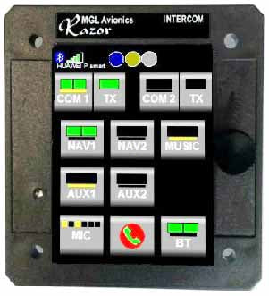 Razor NAV/COM/Intercom Control Head