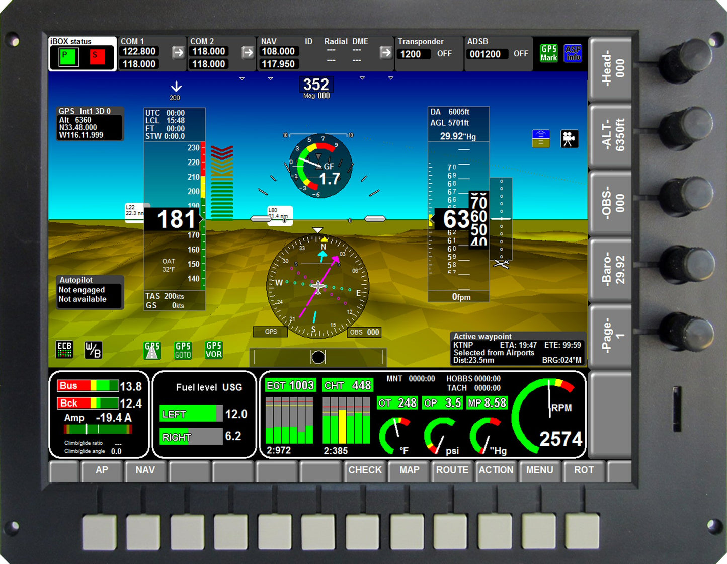 iEFIS Challenger 10.4"